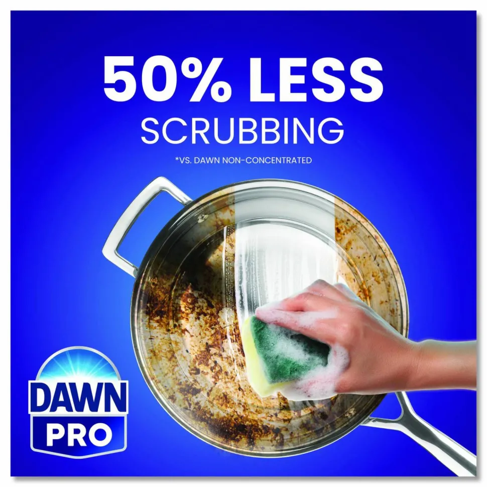Dawn Professional Heavy-Duty Manual Pot/Pan Dish Detergent, Original Scent, 1 gal Bottle, 2/Carton
