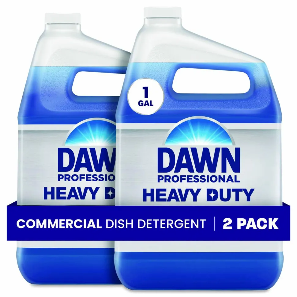 Dawn Professional Heavy-Duty Manual Pot/Pan Dish Detergent, Original Scent, 1 gal Bottle, 2/Carton