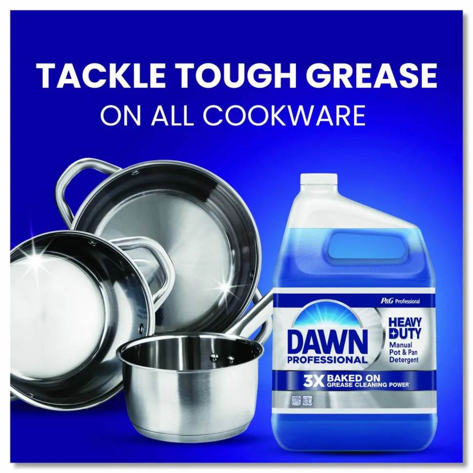Dawn Professional Heavy-Duty Manual Pot/Pan Dish Detergent, Original Scent, 1 gal Bottle, 2/Carton