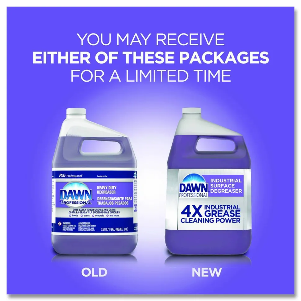 Dawn Professional Industrial Surface Degreaser, 1 gal Bottle, 3/Carton