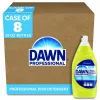 Dawn Professional Manual Pot/Pan Dish Detergent, Lemon Scent, 38 oz Bottle, 8/Carton