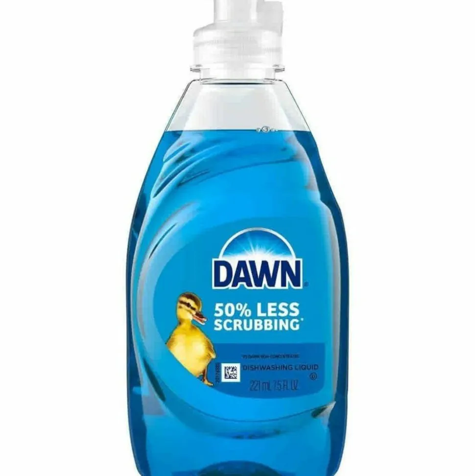 Dawn Ultra Dish Soap Dishwashing Liquid Bottles, 7.5 Fl Oz, Blue, Case Of 12 Bottles
