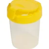 Deflecto Antimicrobial Kids No Spill Paint Cup Yellow