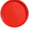 deflecto Little Artist's Antimicrobial Craft Tray, 13" Dia., Red