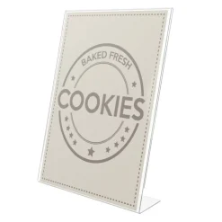 Deflecto Anti-Glare Slanted Sign Holder, Portrait, 11