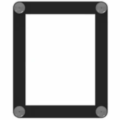 deflecto Double-sided Window Display Sign - Come in, we're open Print/Message - 8.5"x 11" - Rectangular Shape - 899102