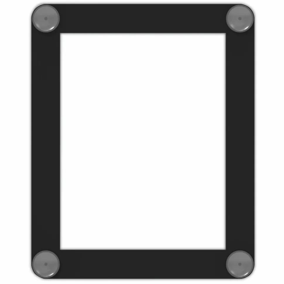deflecto Double-sided Window Display Sign - Come in, we're open Print/Message - 8.5"x 11" - Rectangular Shape - 899102