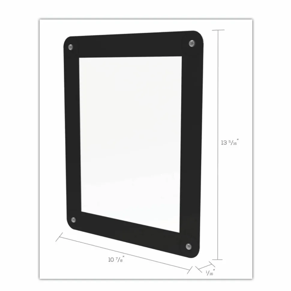 deflecto Double-sided Window Display Sign - Come in, we're open Print/Message - 8.5"x 11" - Rectangular Shape - 899102