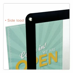 deflecto Double-sided Window Display Sign - Come in, we're open Print/Message - 8.5