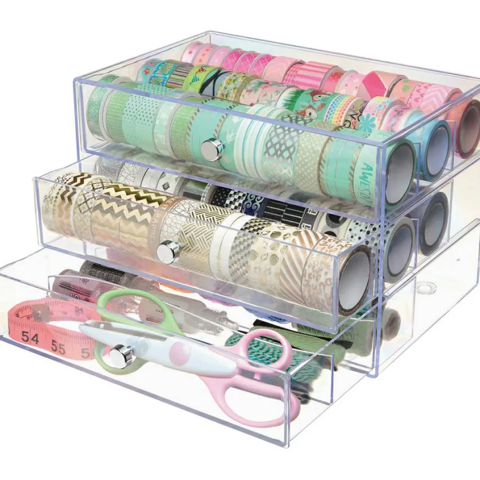Deflecto 3-Drawer Storage Organizer