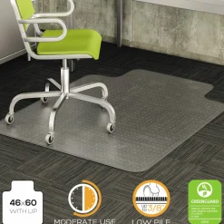 Deflecto DurMat for Carpet - Carpeted Floor - 60