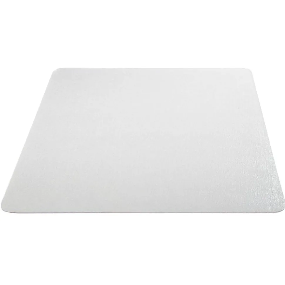 Deflecto Earth Source Chair Mat For Hard Floors, Straight Edge, 46" x 60", Clear
