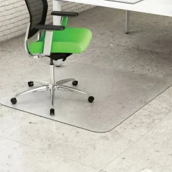 Deflecto Earth Source Chair Mat For Hard Floors, Straight Edge, 36