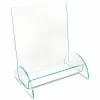 deflecto Euro-Style DocuHolder, Magazine Size, 9.81w x 6.31d x11h, Green Tinted