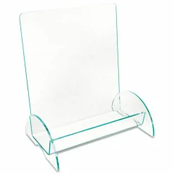 deflecto Euro-Style DocuHolder, Magazine Size, 9.81w x 6.31d x11h, Green Tinted