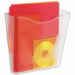 deflecto Euro-Style DocuPocketPortrait Wall File, A4/Legal/Letter/Magazine/Portfolio Size, 10.25