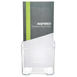 Deflecto Literature DocuHolder, Brochure/Leaflet Size, 7 3/4