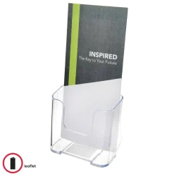 Deflecto Literature DocuHolder, Brochure/Leaflet Size, 7 3/4