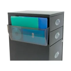 Deflecto Magnetic DocuPocket - 1 Compartment(s) - 7" Height x 13" Width x 4" Depth - Clear - Plastic - 1 Each