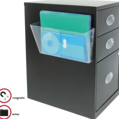 Deflecto Magnetic DocuPocket - 1 Compartment(s) - 7