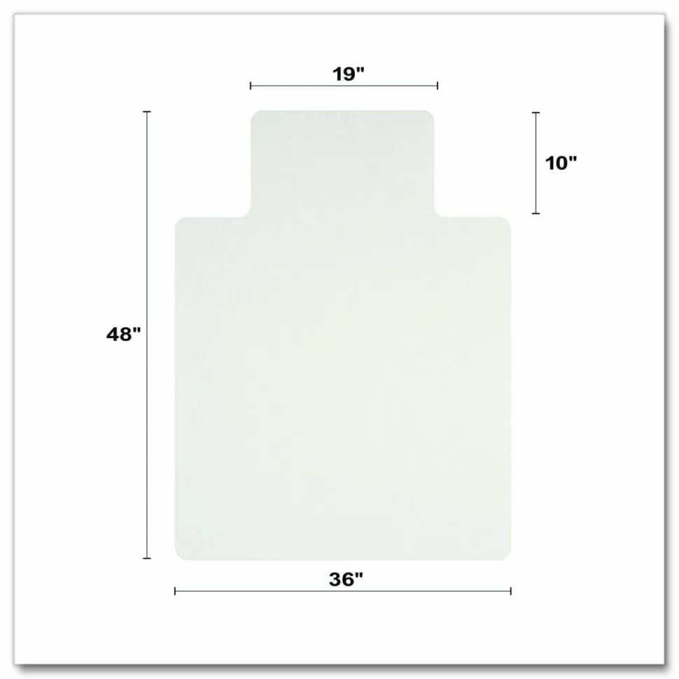 Deflecto OceanMat Chair Mat for Hard Floor - Hard Floor, Chair, Wood Floor, Tile Floor, Laminate Floor48"x 36" Depth - CM2G112OCB