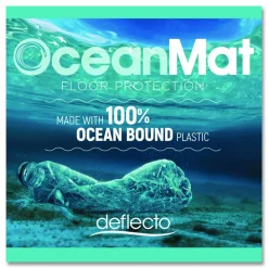 Deflecto OceanMat Chair Mat for Hard Floor - Hard Floor, Chair, Wood Floor, Tile Floor, Laminate Floor48