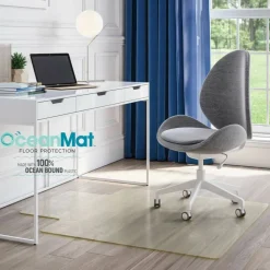 Deflecto OceanMat Chairmat - Hard Floor, Wood Floor, Tile Floor, Laminate Floor, Floor, Commercial45