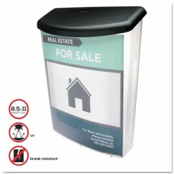 Deflecto Outdoor Literature Box, 13 1/8