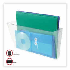 deflecto Single Unit Stackable DocuPockets, 1 Compartment(s), 7