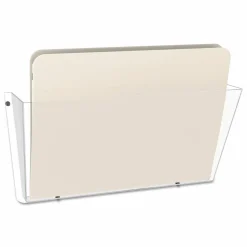 Deflecto Single Wall Pocket, Letter Size, 6 1/2