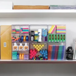 Deflecto Stackable Cube With 1 Drawer, 6