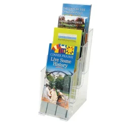 Deflecto Stand-Tall Countertop Leaflet Size Literature Display, 10