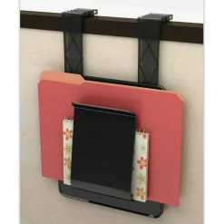deflecto Stand Tall Wall File, Legal/Letter/Oversized Size, 9.25" x 10.63", Black