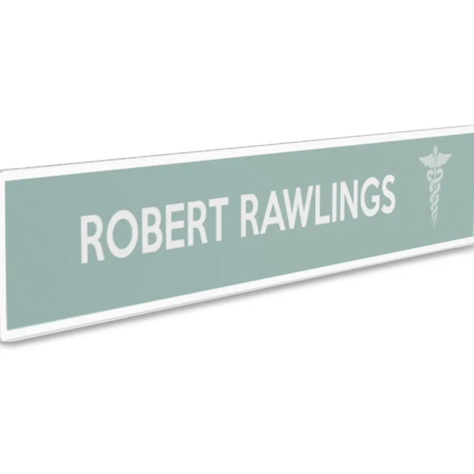 deflecto Superior Image Cubicle Nameplate Sign Holder, 8.5 x 2 Insert, Clear