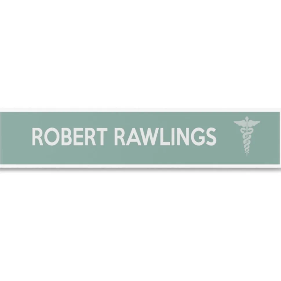 deflecto Superior Image Cubicle Nameplate Sign Holder, 8.5 x 2 Insert, Clear