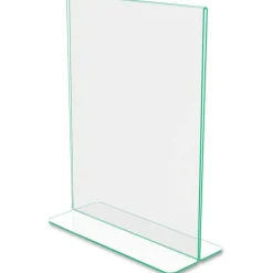 deflecto Superior Image Green Edge Sign Holder, 8.5