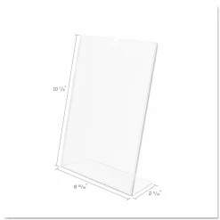 Deflecto Superior Image Slanted Sign Holder, 8 1/2