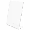 Deflecto Superior Image Slanted Sign Holder, 5" x 7", Clear
