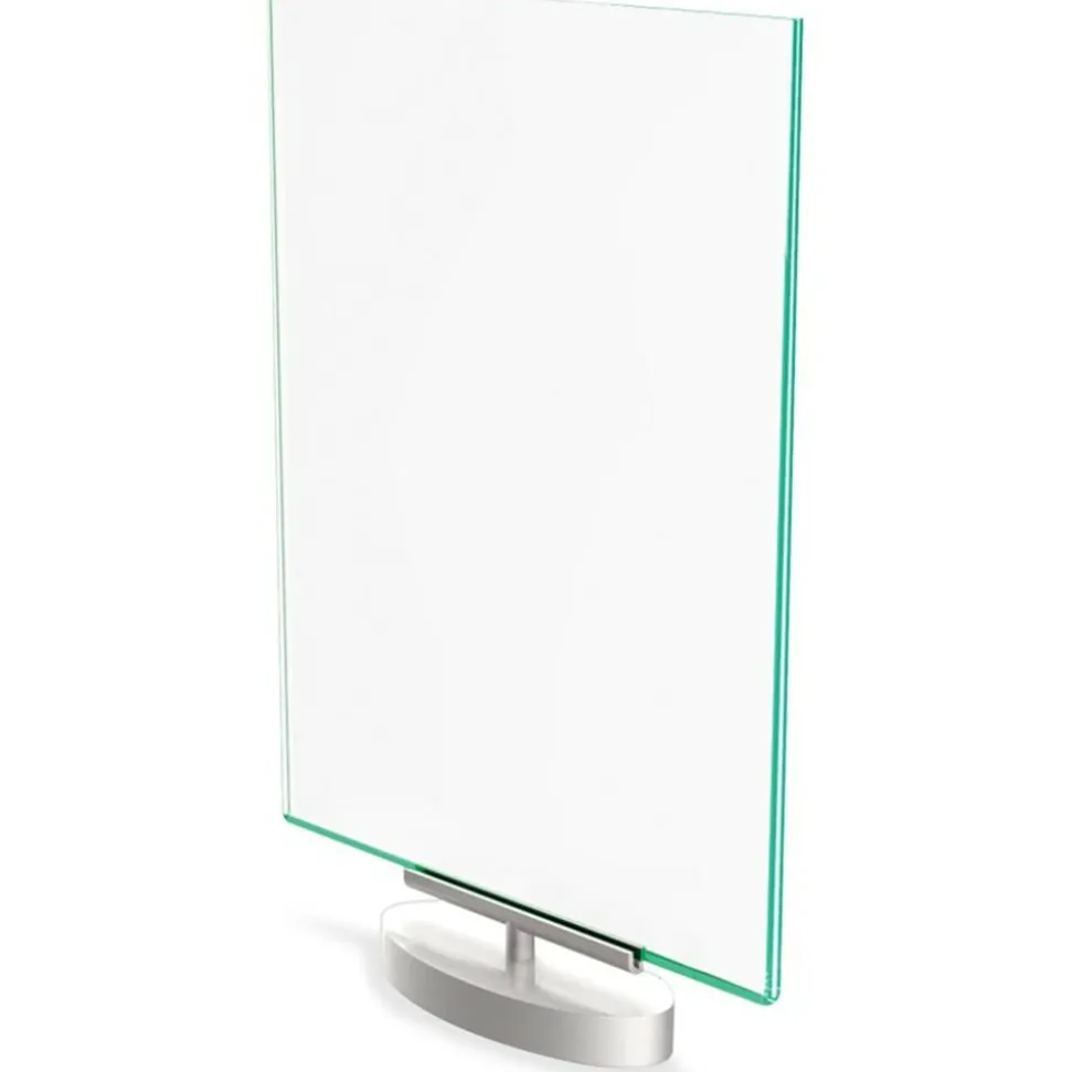 Deflecto Superior Image Swivel Sign Holders, 11"H x 8 1/2"W, Clear
