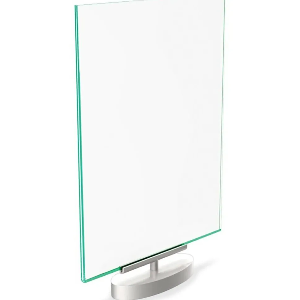 Deflecto Superior Image Swivel Sign Holders, 11"H x 8 1/2"W, Clear