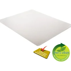 Deflecto SuperMat Medium Weight Chair Mat For Carpet, 53