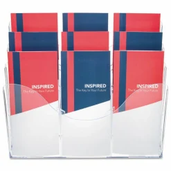 Deflecto Three Tier Document Organizer with Dividers