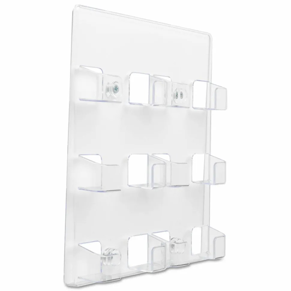 Deflecto Wall Mount Acrylic Business Card Holder, Clear