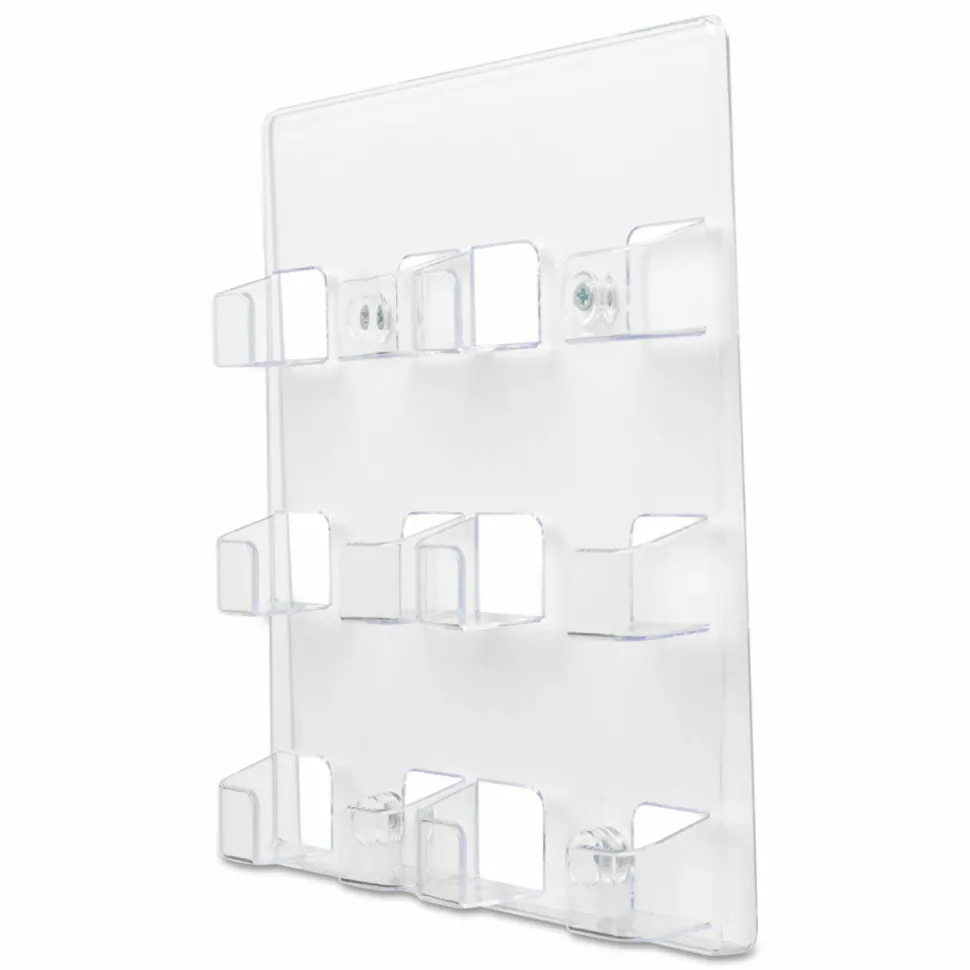 Deflecto Wall Mount Acrylic Business Card Holder, Clear