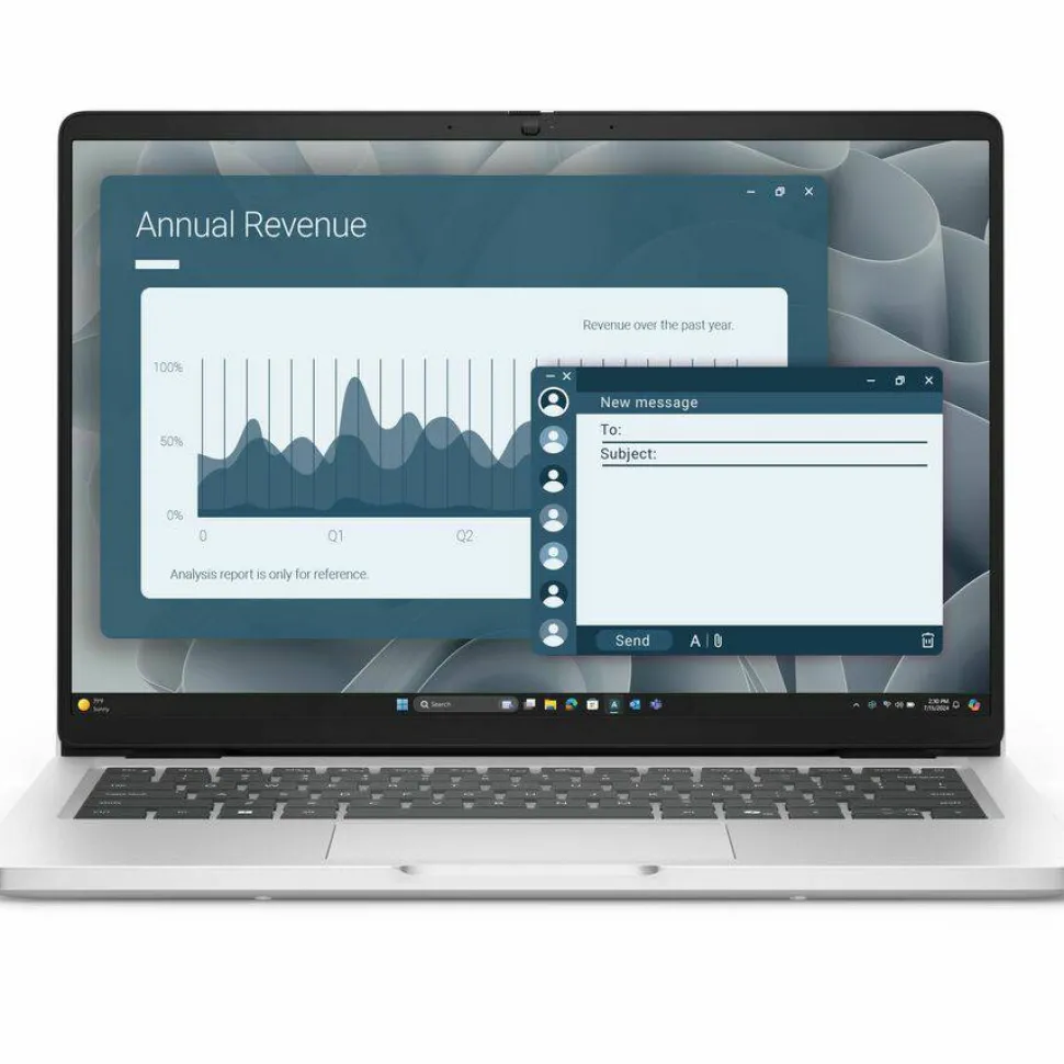 Dell Pro 14 PC14255 14" Copilot+ PC Notebook - Full HD Plus - 60 Hz - AMD Ryzen AI 7 350 - 16 GB - 512 GB SSD - English (US) Keyboard - Platinum Silver