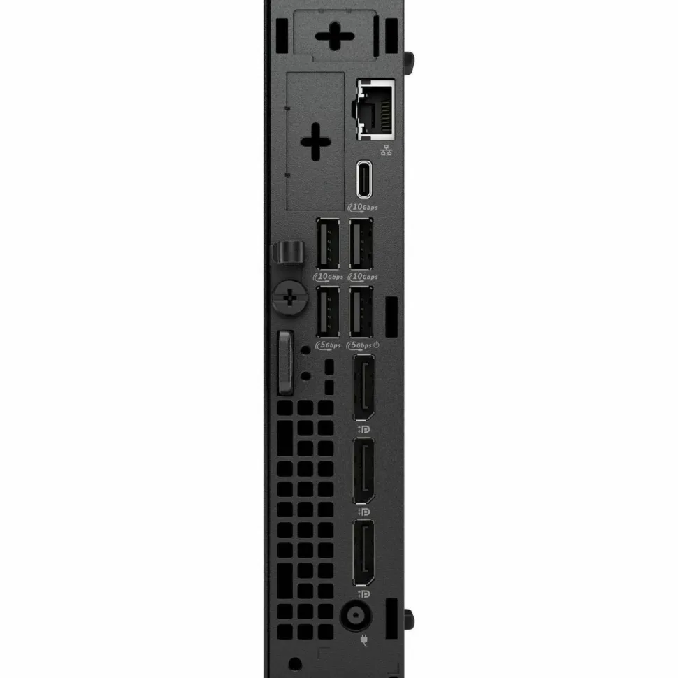 Dell Pro Micro Plus QBM1250 Desktop Computer - Intel Core Ultra 5 235 - vPro Technology - 16 GB - 256 GB SSD - Micro PC - Black