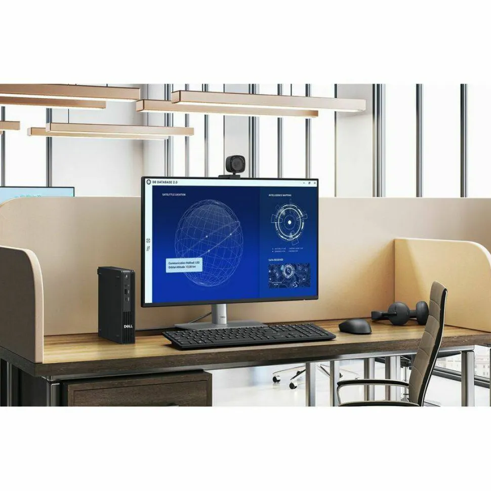 Dell Pro Micro Plus QBM1250 Desktop Computer - Intel Core Ultra 5 235 - vPro Technology - 16 GB - 256 GB SSD - Micro PC - Black