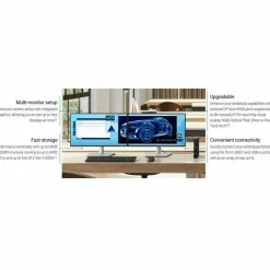 Dell Pro Micro QCM1250 Desktop Computer - Intel Core i3 14th Gen i3-14100T - 8 GB - 256 GB PCI Express NVMe 4.0 SSD - Micro PC