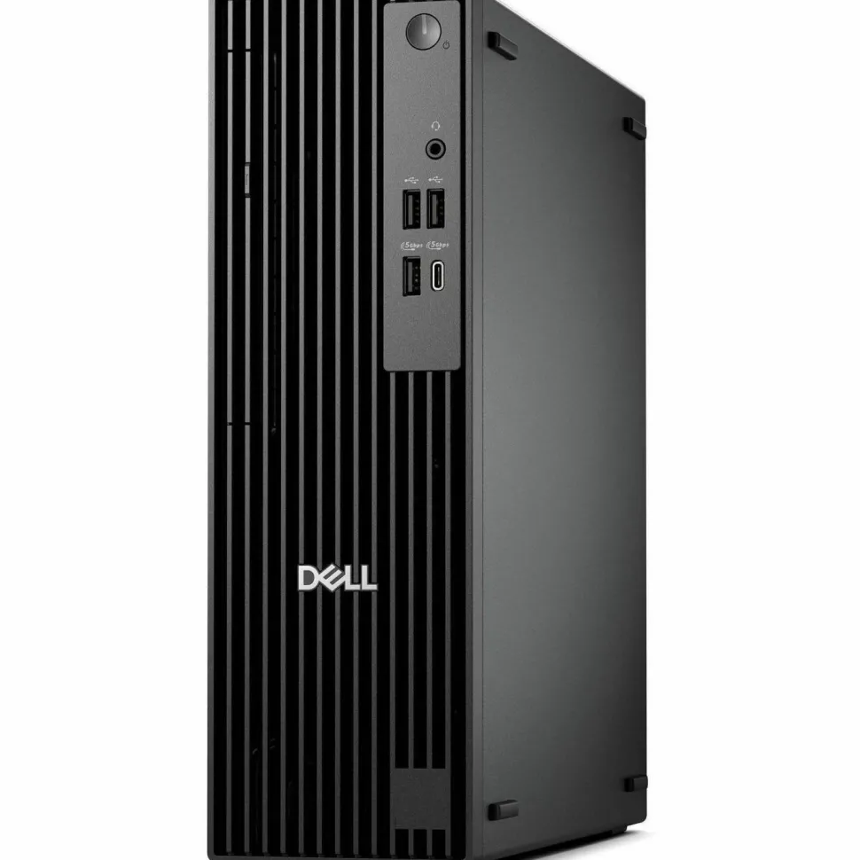 Dell Pro QCS1250 Desktop Computer - Intel Core Ultra 5 235 - vPro Technology - 16 GB - 256 GB SSD - Slim PC - Standard Black