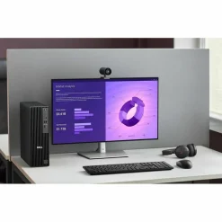 Dell Pro QCS1250 Desktop Computer - Intel Core Ultra 5 235 - vPro Technology - 16 GB - 256 GB SSD - Slim PC - Standard Black